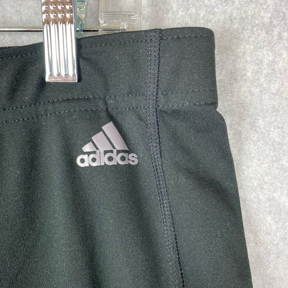 Adidas Climalite Capri Workout Pants Sz XL Black - Picture 3 of 10